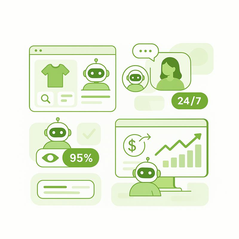 Why Choose Intellectyx for E-commerce AI infographic showing e-commerce platform integration, customer-centric UX, and data privacy